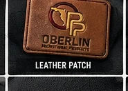 Leather Patch — Custom Decoration Options, Oberlin Promotional Products