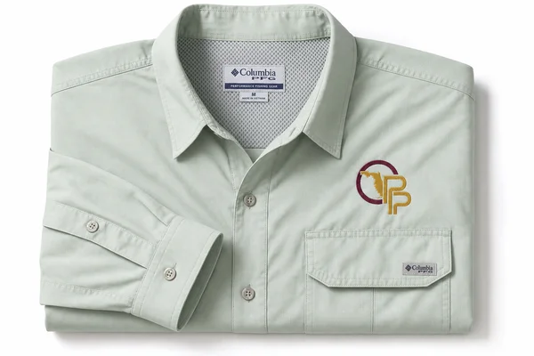 Columbia PFG Tamiami II Fishing Shirt — Fishing Line, Oberlin Promotional Products