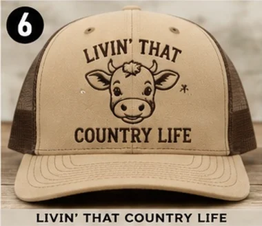 Livin' That Country Life — Kids Hats, Oberlin Promotional Products