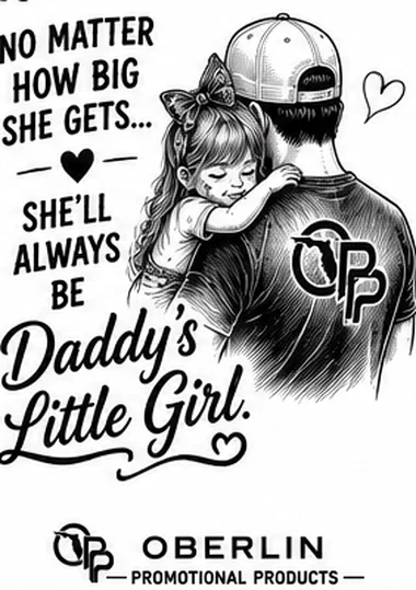Daddy's Little Girl — Kids Tees, Oberlin Promotional Products