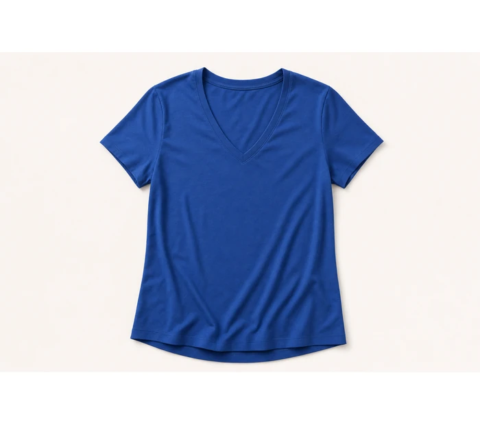 District Made DM104L Women's V-Neck Tee — Tees & Tanks, Oberlin Promotional Products