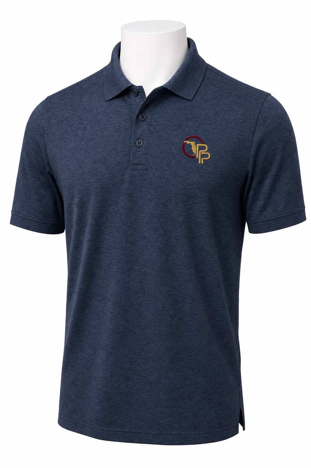 Blue Polo, Grey Work Pants, Black Trucker Hat combo with custom embroidered Oberlin logo — Transportation / Fleet Uniform Program, Oberlin Promotional Products