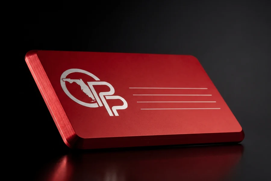 Aluminum .8mm Red — Oberlin Promotional Products