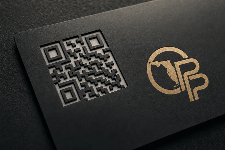QR Code Cutout — Special Features & Add-Ons, Oberlin Promotional Products